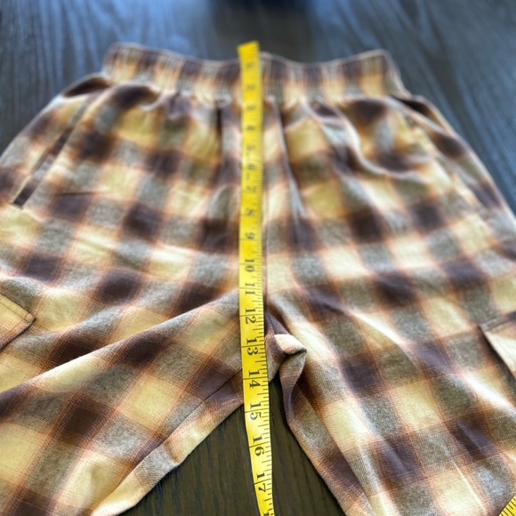 Gilded Intent plaid joggers cargo slouchy baggy pants - Picture 11 of 13